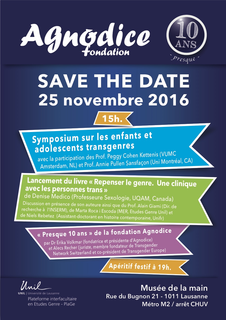 Save the date: (presque) 10 ans de la Fondation Agnodice