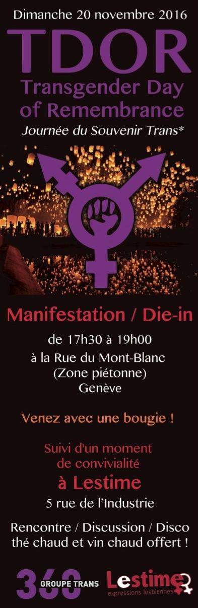 Journée du Souvenir Trans*