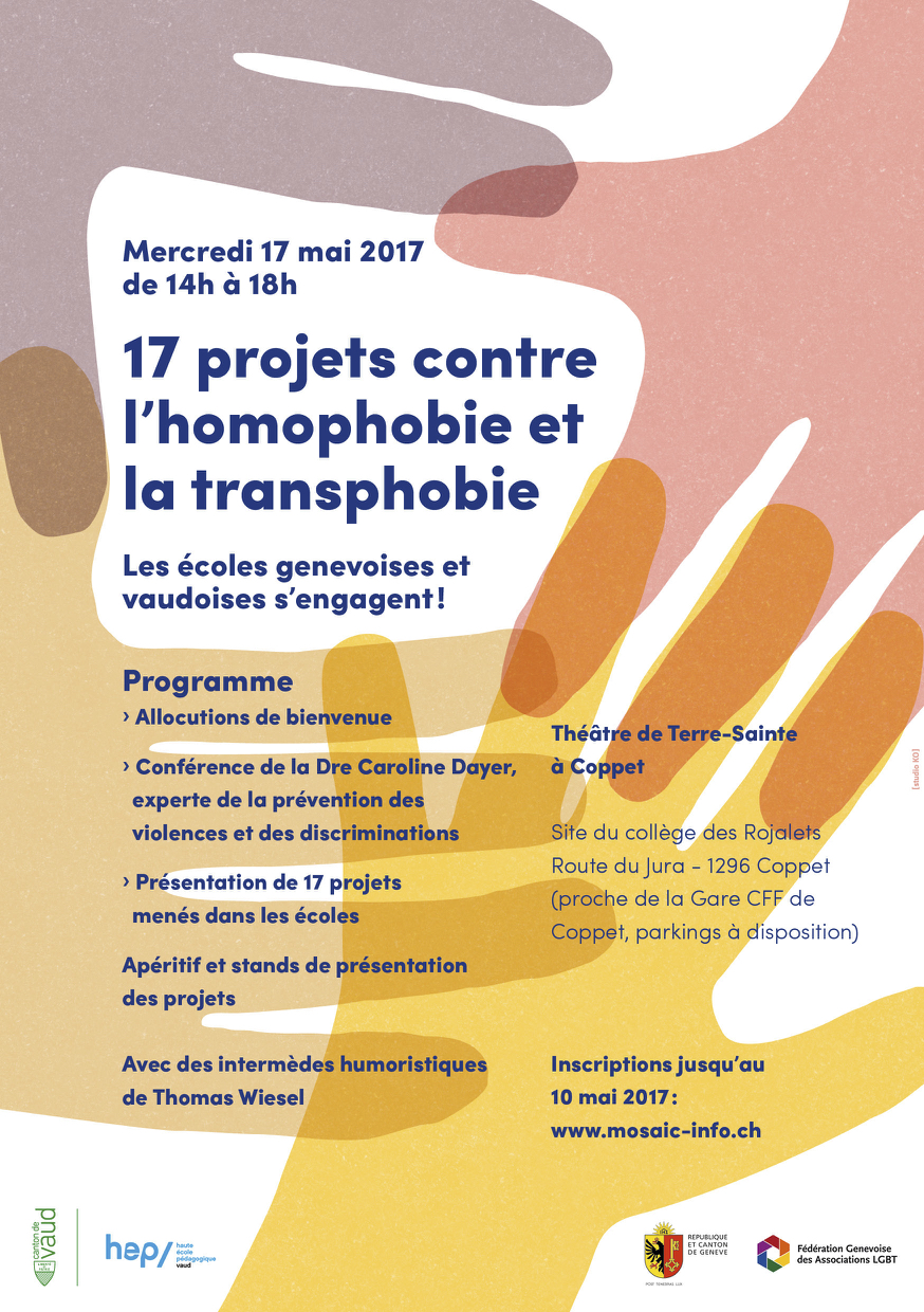 17 projets contre l'homophobie et la transphobie: les écoles genevoises et vaudoises s'engagent